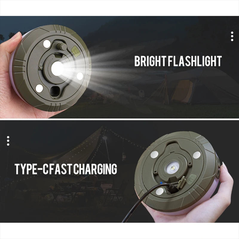 10M Waterproof LED Camping Lamp Strip – Outdoor Garden & Tent Decoration