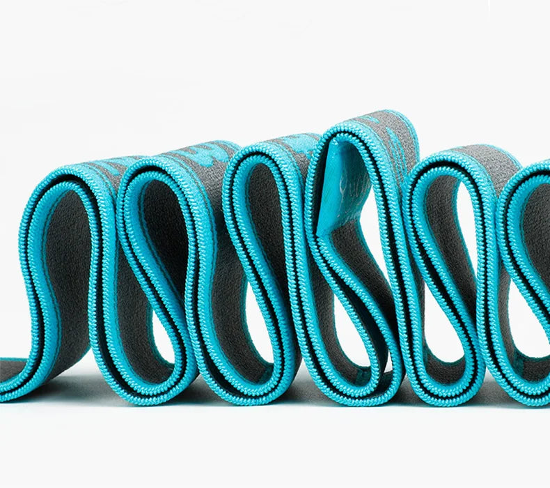 Elastic Yoga Stretching Strap with Loops – Multi-Sport Flexibility Band