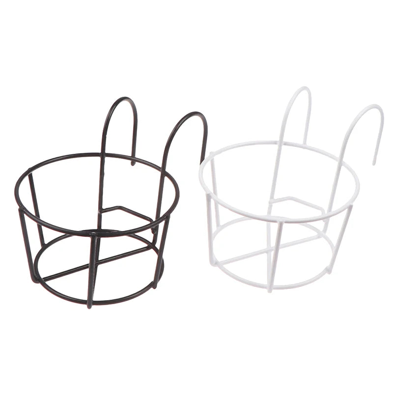 Iron Hanging Plant Rack for Balcony or Fence