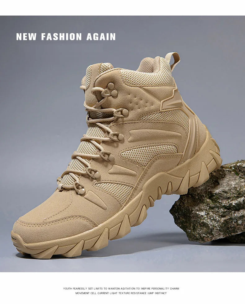 Men’s Tactical Combat Boots – Outdoor Hiking & Hunting
