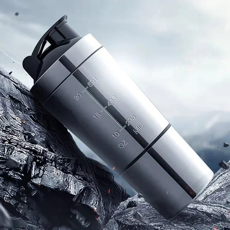 Stainless Steel Vacuum Sports Shaker Bottle – Double Layer