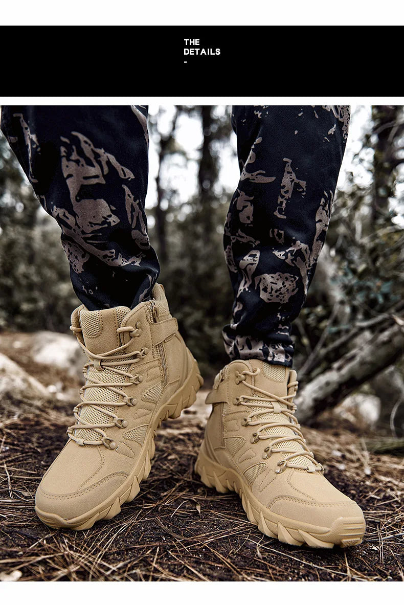 Men’s Tactical Combat Boots – Outdoor Hiking & Hunting
