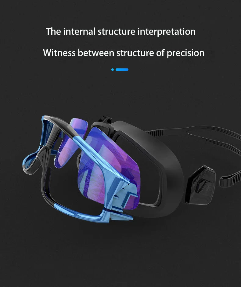 Large Frame HD Anti-fog Swimming Goggles