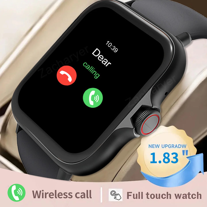 Bluetooth Smartwatch – Touch Dial, Music & Fitness Tracker