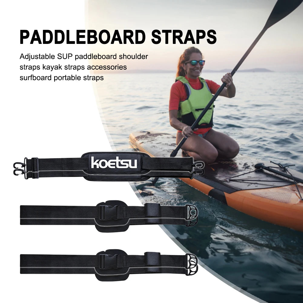Adjustable Surfboard Shoulder Belt – Paddle Board Carry Sling