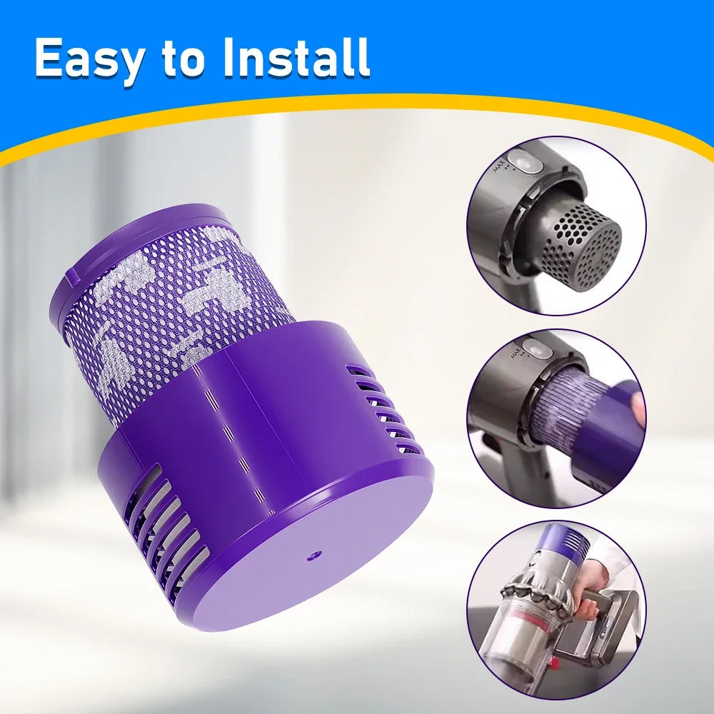 1–4PC HEPA Post Filter Replacement for Dyson V10 SV12 Vacuum