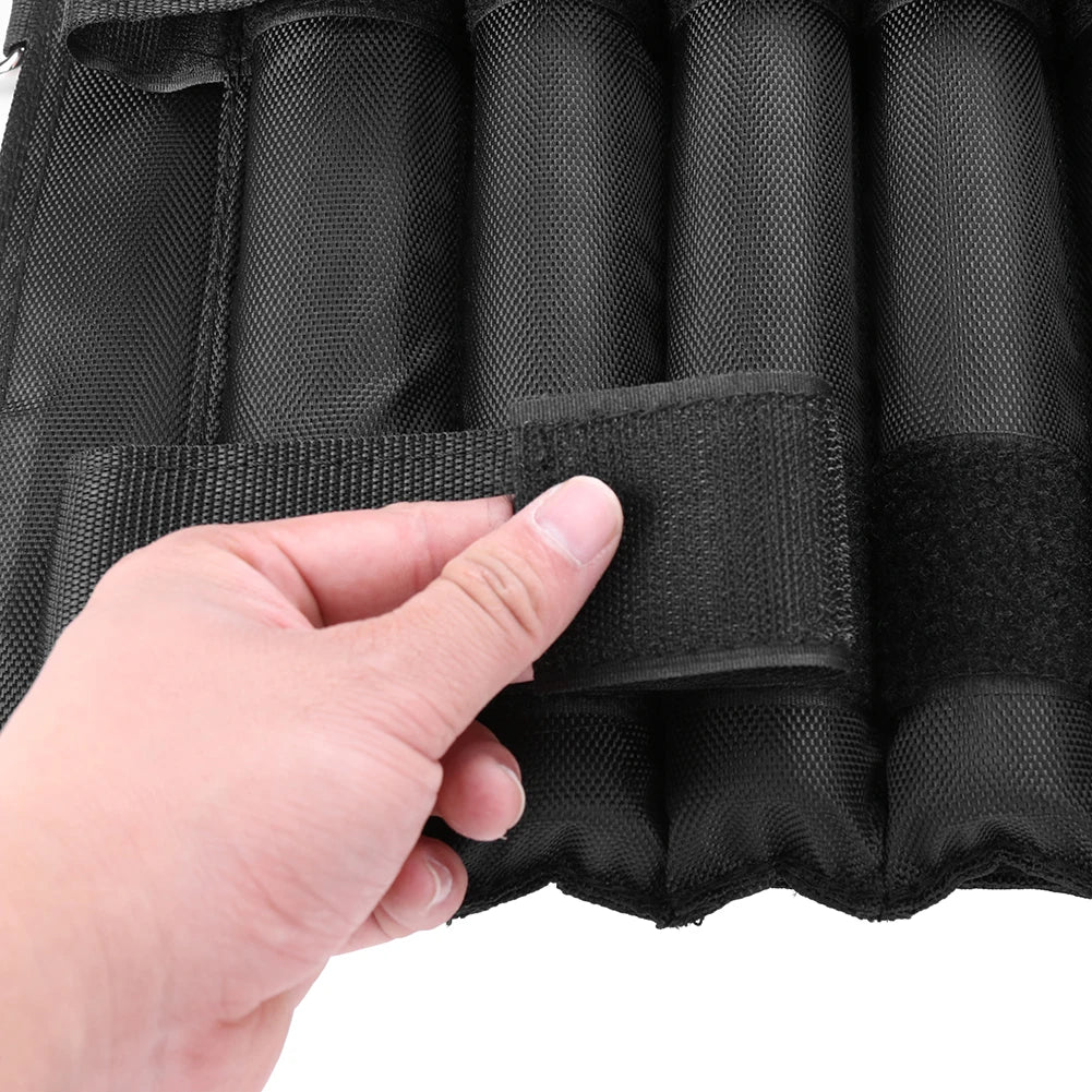 Adjustable Weighted Vest – 3-50KG Fitness Training Jacket