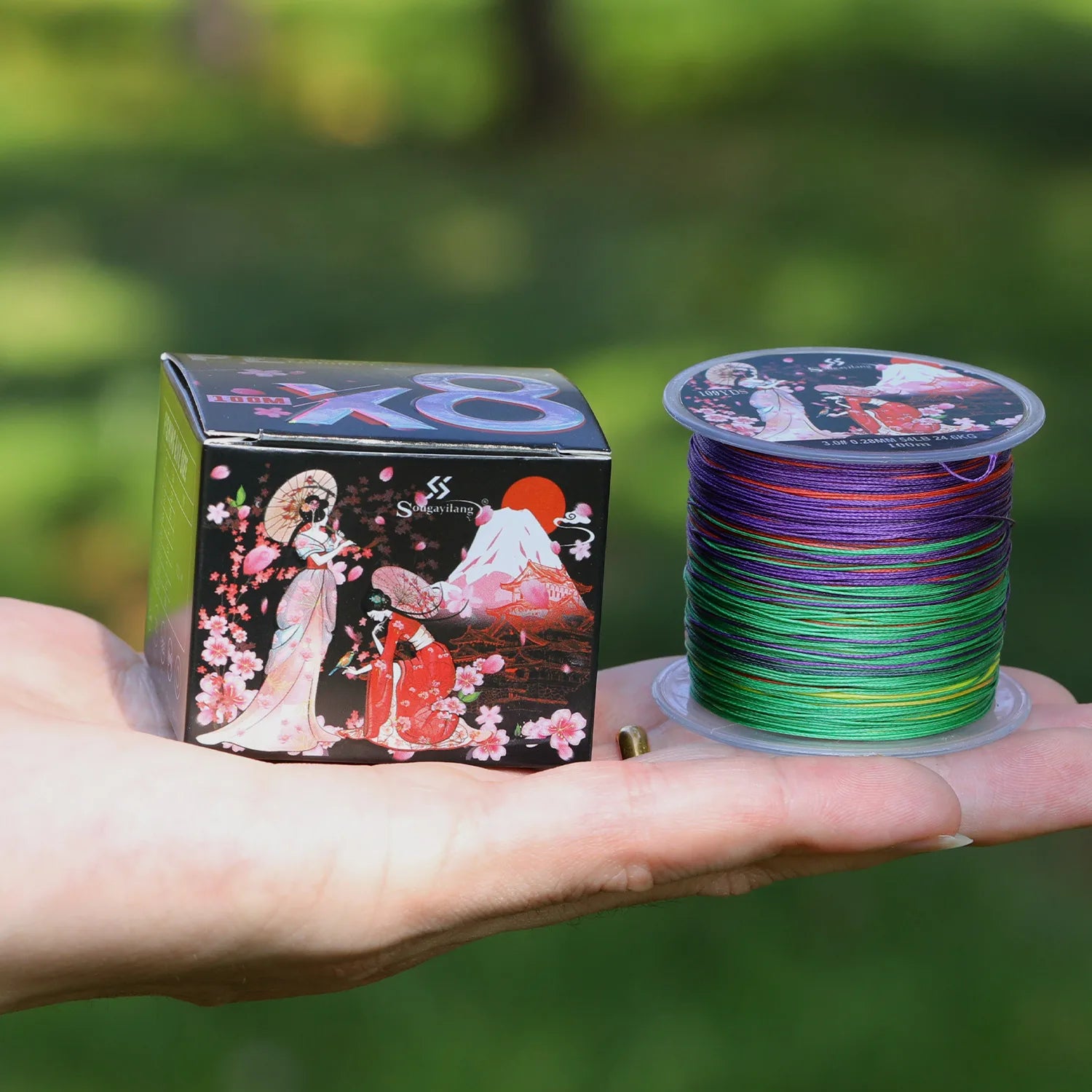 Sougayilang 300M 8-Strand Braided Fishing Line – Multifilament X8