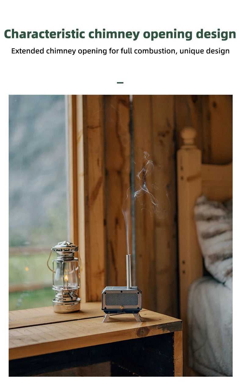 Goout Springhill Mini Woodstove – Portable Camping & Incense Burner