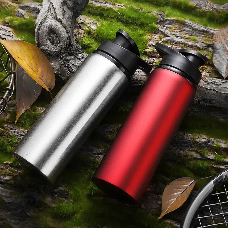 Metal Portable Water Bottle – Leakproof & Reusable Sports Travel Cup