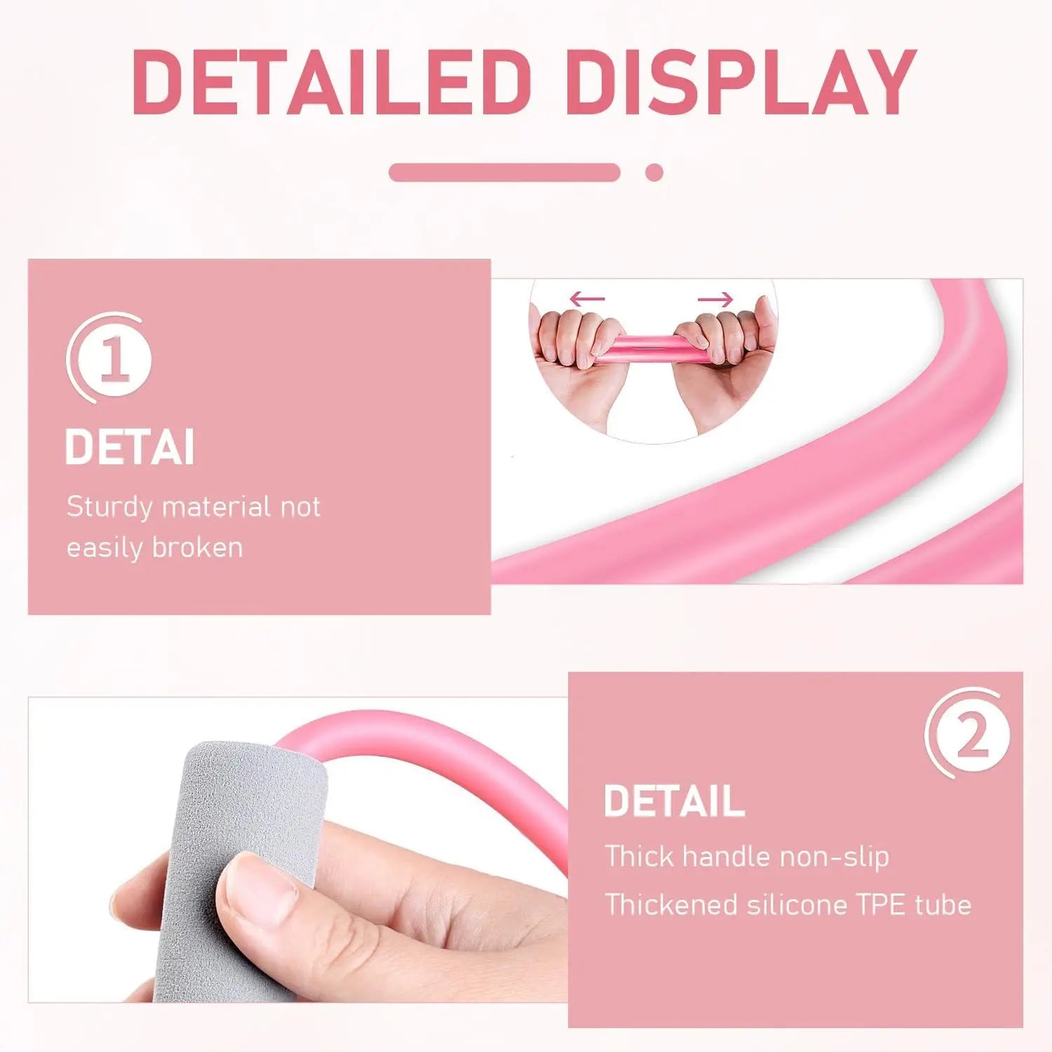 8-Shaped Yoga Resistance Band – Chest Expander