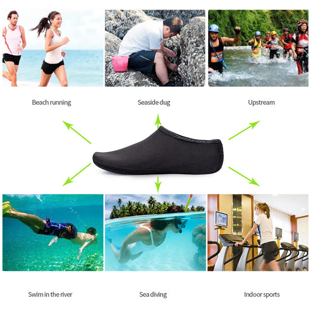 Non-Slip Aqua Diving Socks – Water Shoes for Swimming, Beach & Water Sports