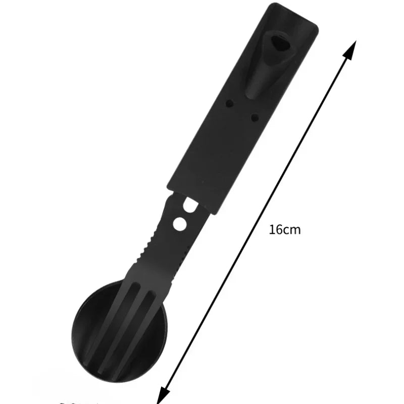 Multifunction Camping Knife & Tableware Set