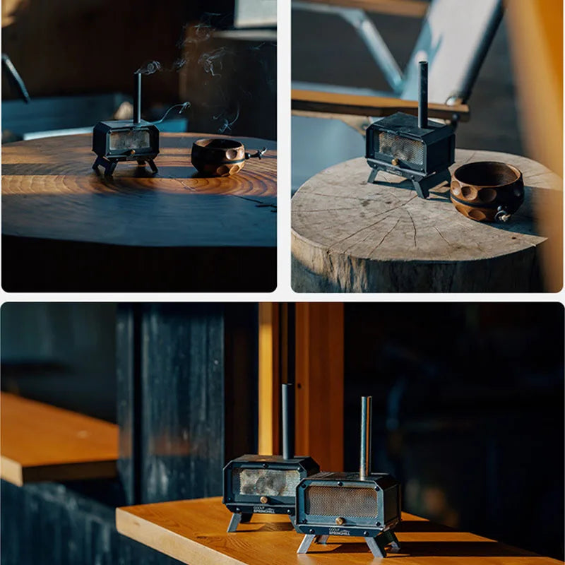 Goout Springhill Mini Woodstove – Portable Camping & Incense Burner