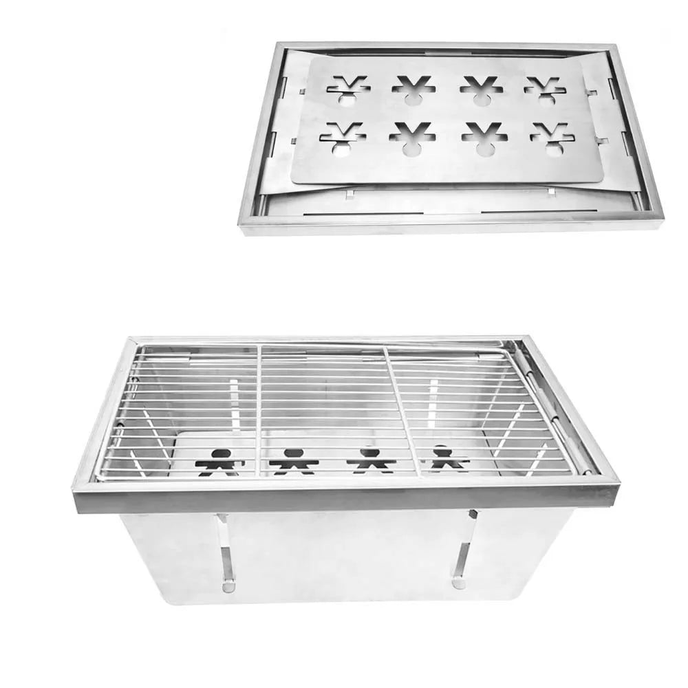 Folding IGT Wood Camping Table – Portable BBQ & Grill Table