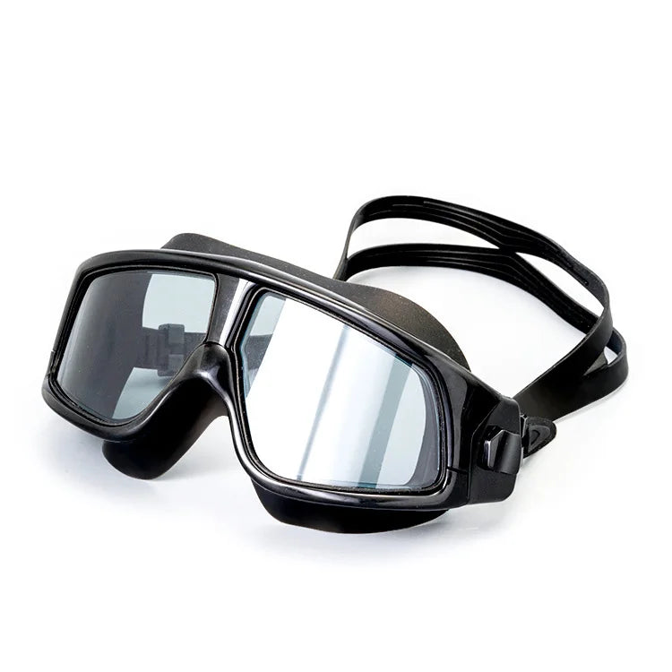 Large Frame HD Anti-fog Swimming Goggles