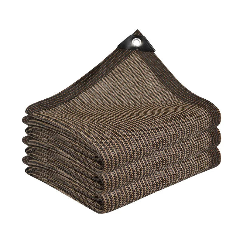 Thickened High-Density Sun Protection Net – Perforated Edge Outdoor Sunshade