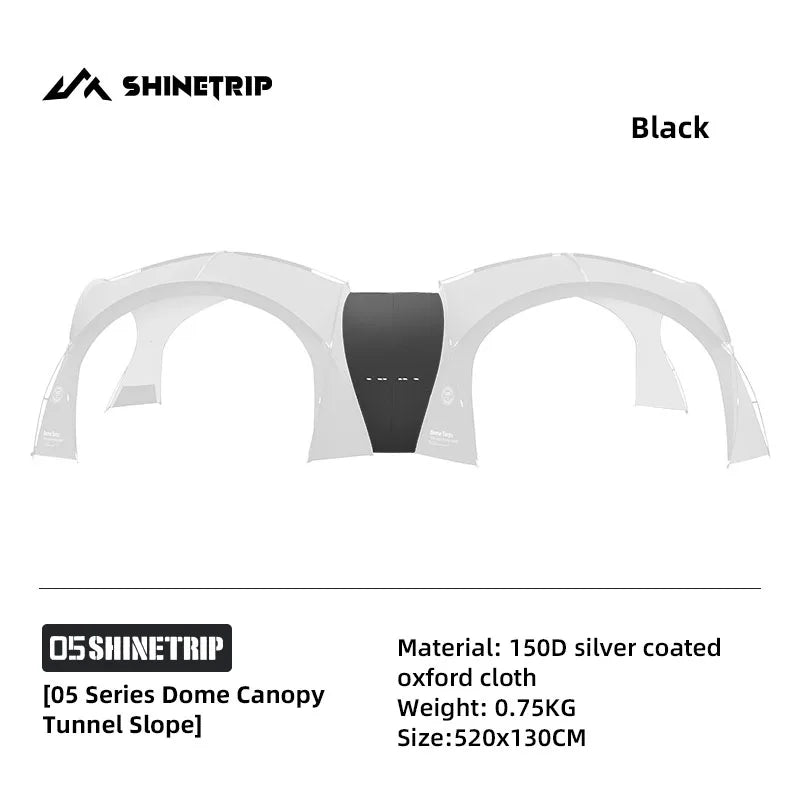 ShineTrip Waterproof Silver-Coated Camping Canopy