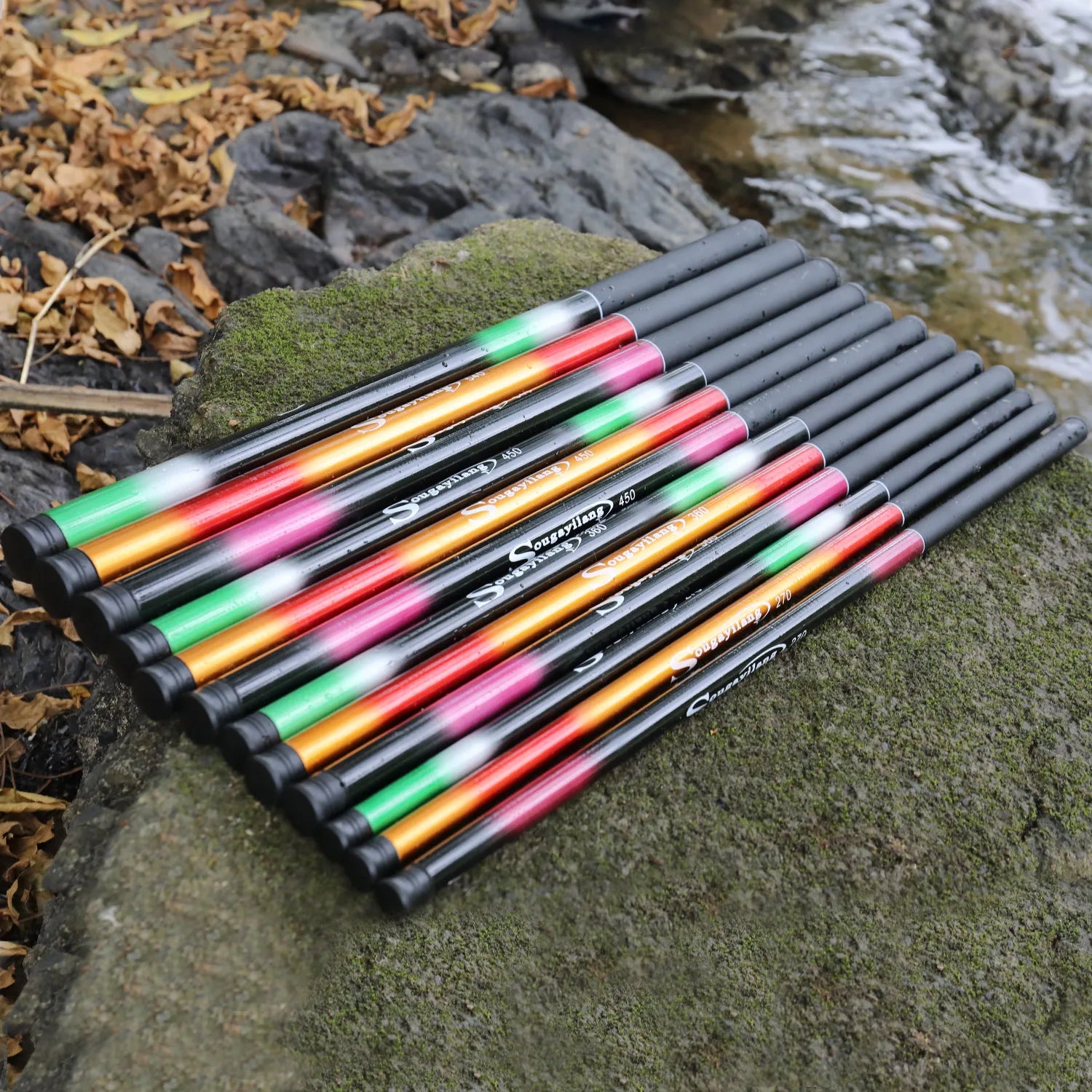 Sougayilang Fiberglass Telescopic Fishing Rod – 2.7m to 5.4m