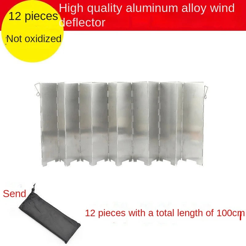 Portable Folding Stove Windscreen (8/10/12 Panels)