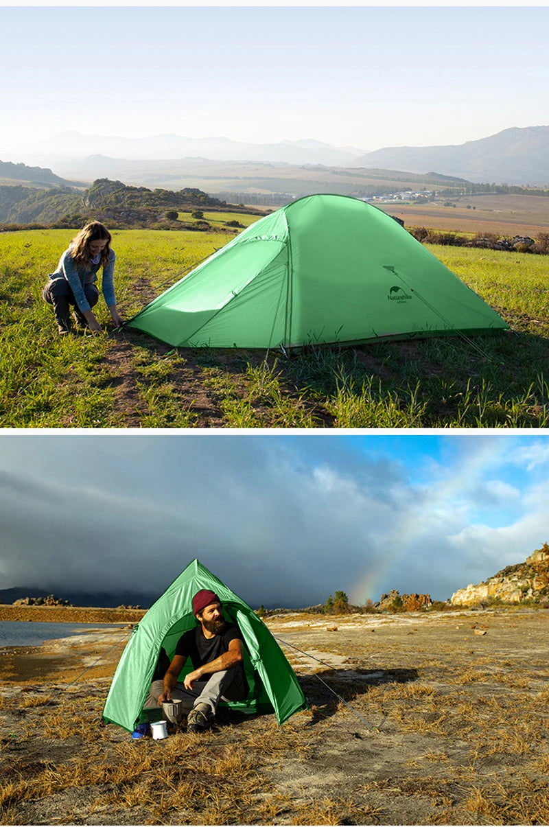 Naturehike Cloud Up 2 Tent – Ultralight Waterproof Camping & Hiking Shelter