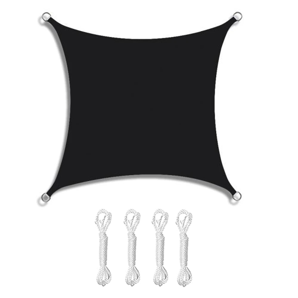 Large Waterproof Rectangle Sun Shade Sail for Outdoor Use