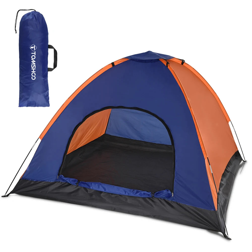TOMSHOO 3-4 Person Lightweight Camping Tent – Outdoor Backpacking Tent with Rain Fly