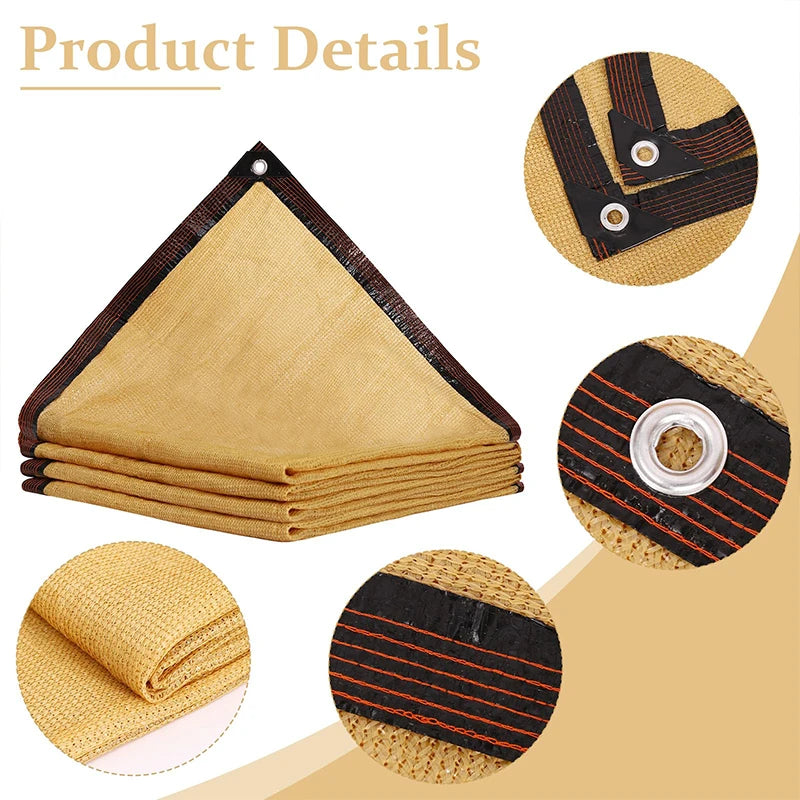 Outdoor Shade Mesh Privacy Screen for Garden & Patio