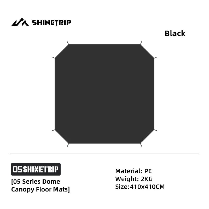 ShineTrip Waterproof Silver-Coated Camping Canopy
