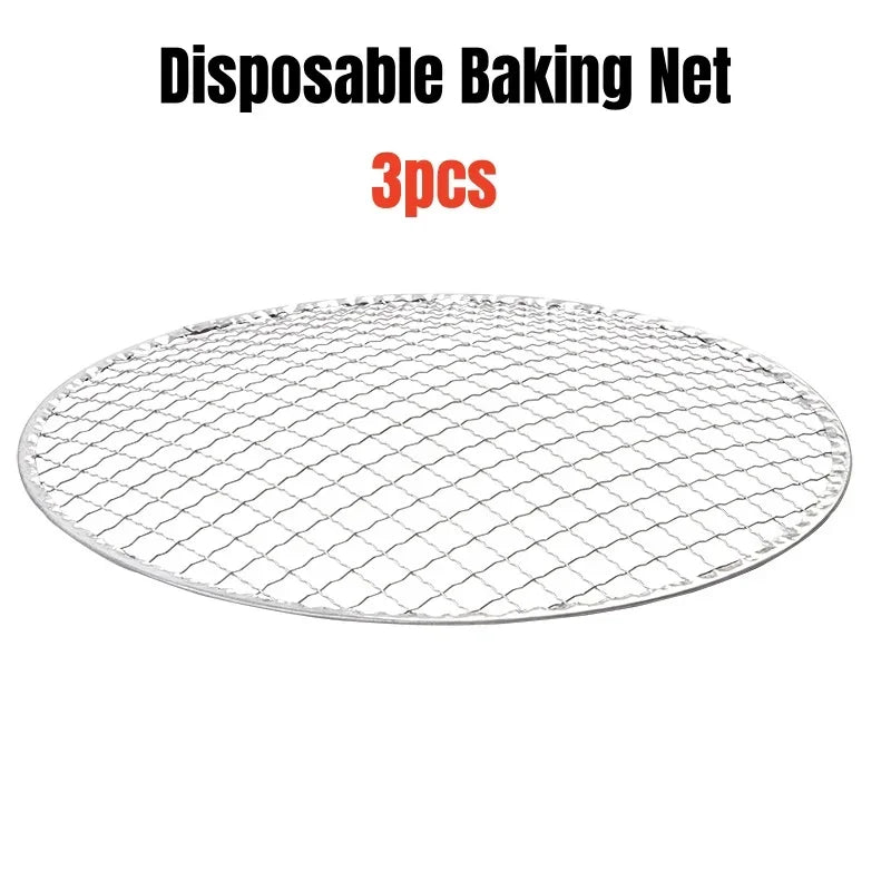 Portable Korean Charcoal BBQ Grill – Stainless Steel Outdoor Camping Stove