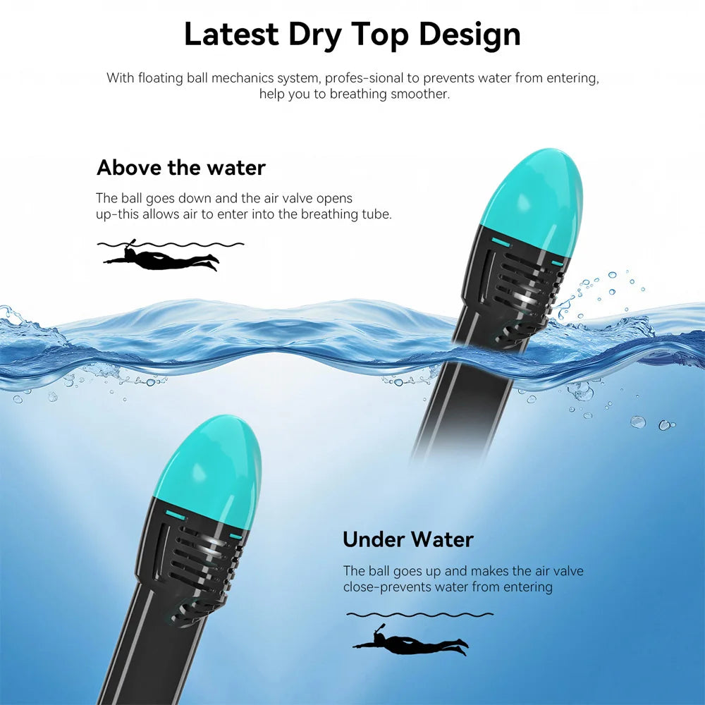 Professional Full-Face Snorkeling Mask – Anti-Fog Scuba Goggles for Kids & Adults