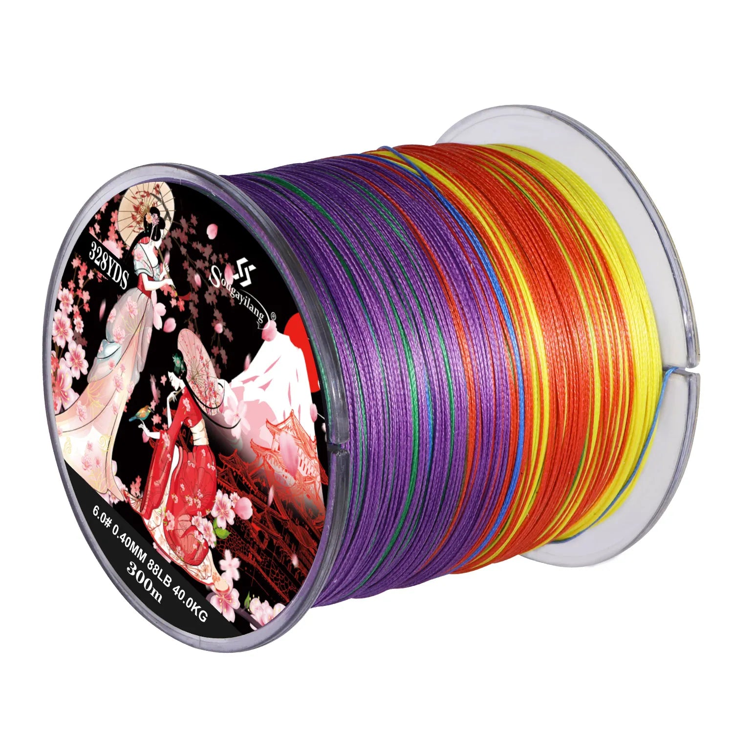 Sougayilang 300M 8-Strand Braided Fishing Line – Multifilament X8
