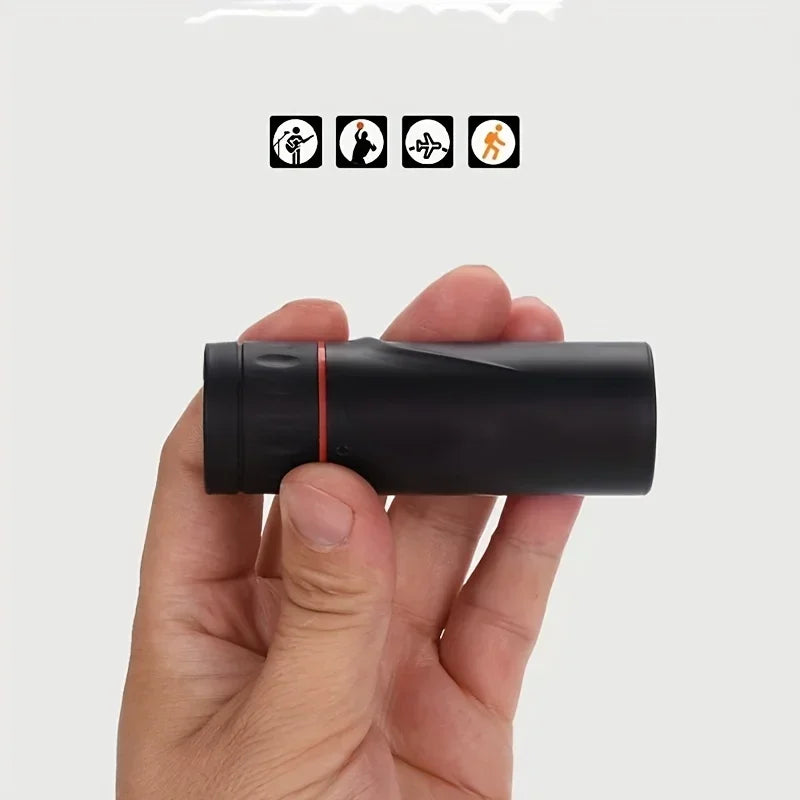 2000x25 HD Mini Monocular Telescope with Mobile Holder – Portable Outdoor Use