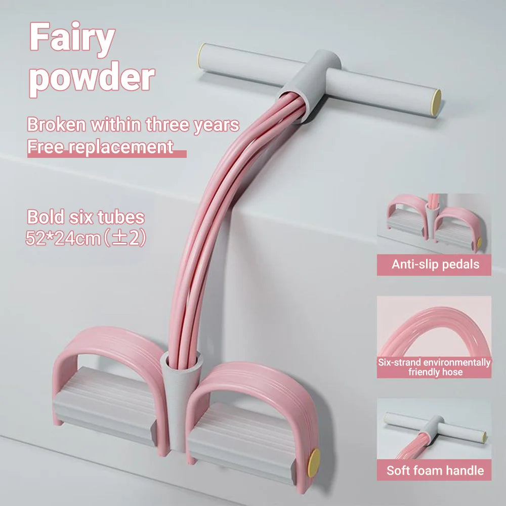 6-Tube Resistance Bands – Multi-Function Fitness Rope