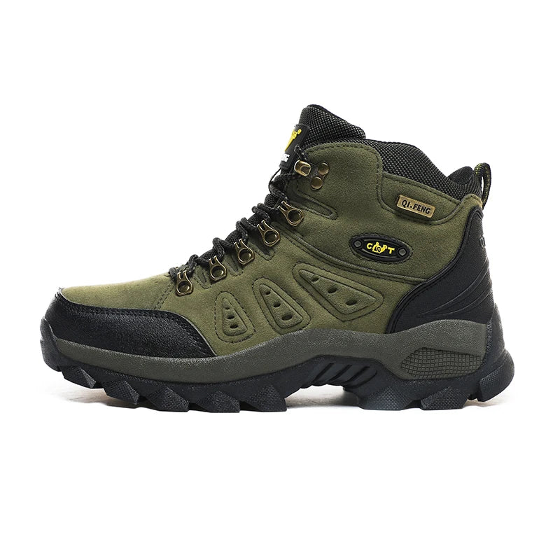 Plus Size Unisex High-Top Hiking Sneakers – Non-Slip Outdoor Boots