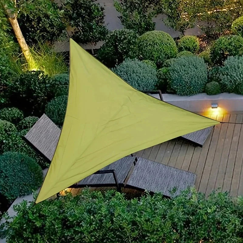3x3x3M Waterproof Triangle Sun Shade Sail – Outdoor UV Canopy for Backyard, Patio, Camping & Garden