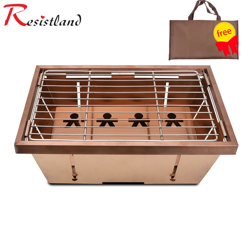 Folding IGT Wood Camping Table – Portable BBQ & Grill Table