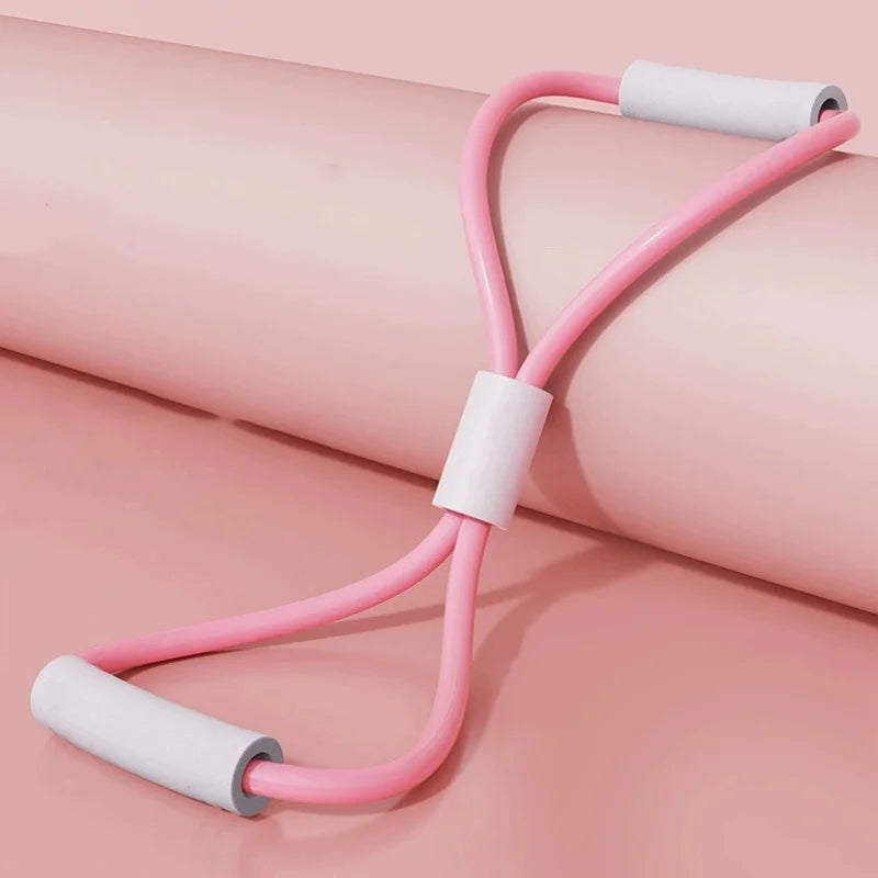 8-Shaped Yoga Resistance Band – Chest Expander