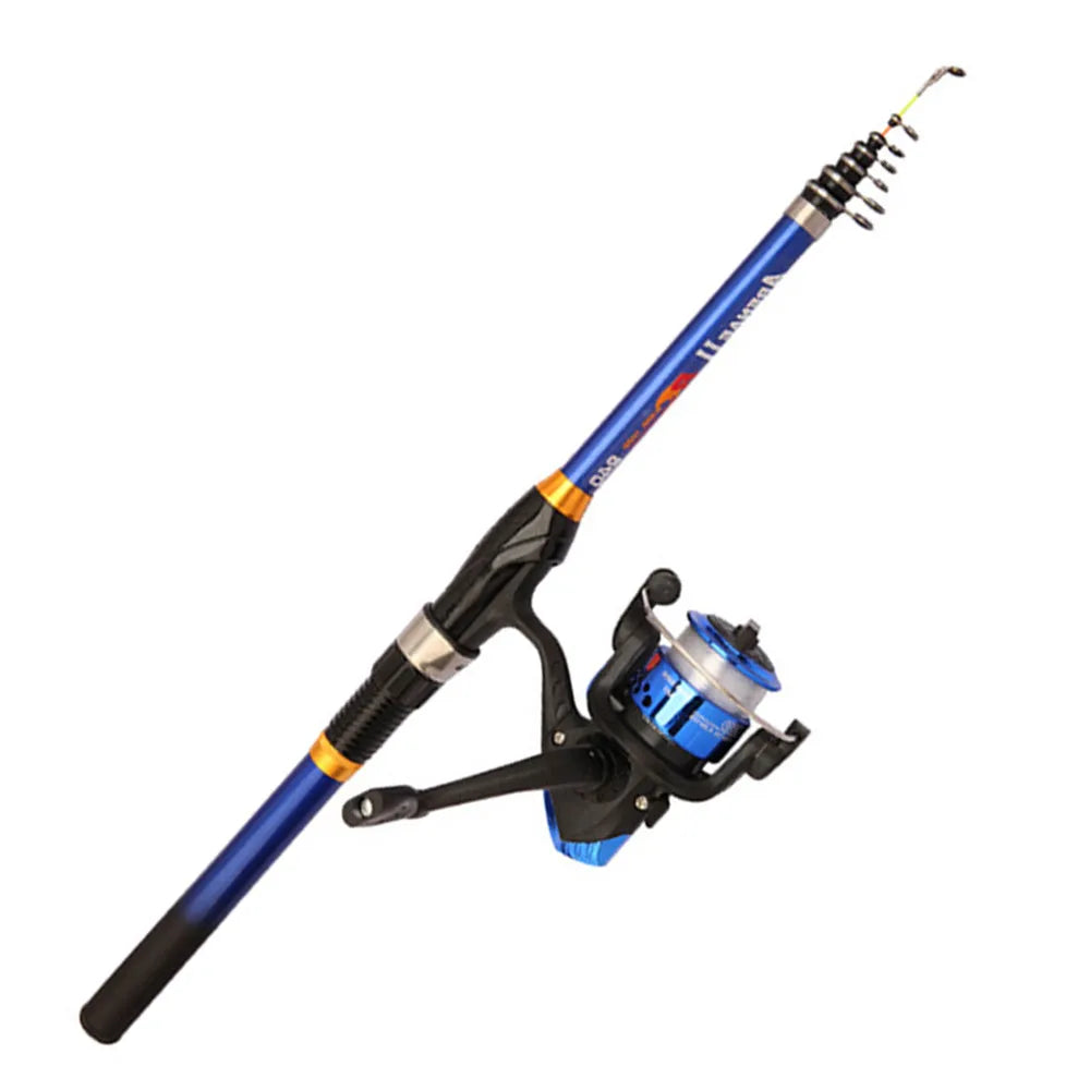 Telescopic Carbon Fiber Fishing Rod (1.5M–3M)