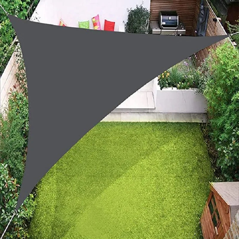 3x3x3M Waterproof Triangle Sun Shade Sail – Outdoor UV Canopy for Backyard, Patio, Camping & Garden