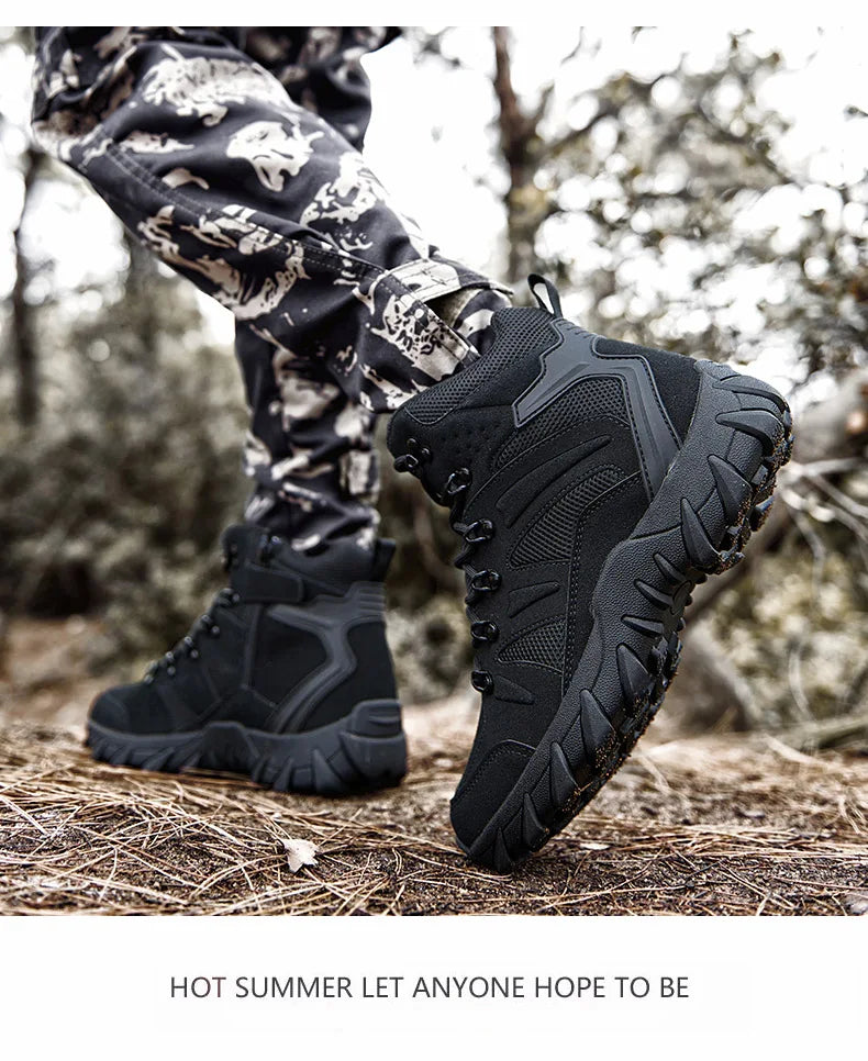 Men’s Tactical Combat Boots – Outdoor Hiking & Hunting
