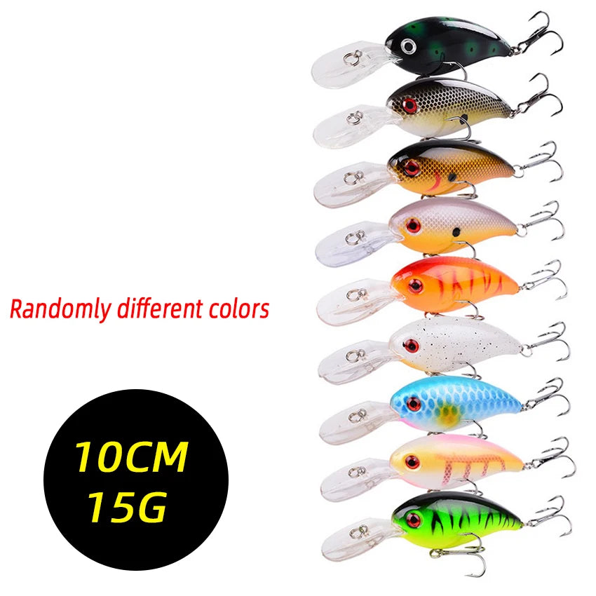 3/5/8-Piece Random Fishing Lure Set – Minnow Crankbait Artificial Bait Kit