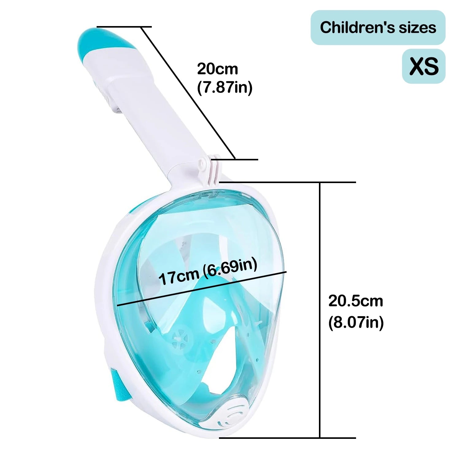 Children’s Full-Face Snorkeling Mask – Anti-Fog & Leak-Proof Design