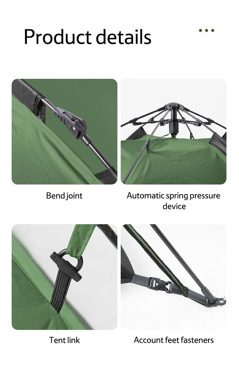 Naturehike 3-Person One-Touch Camping Tent