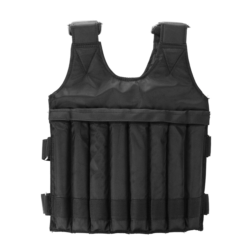 Adjustable Weighted Vest – 3-50KG Fitness Training Jacket
