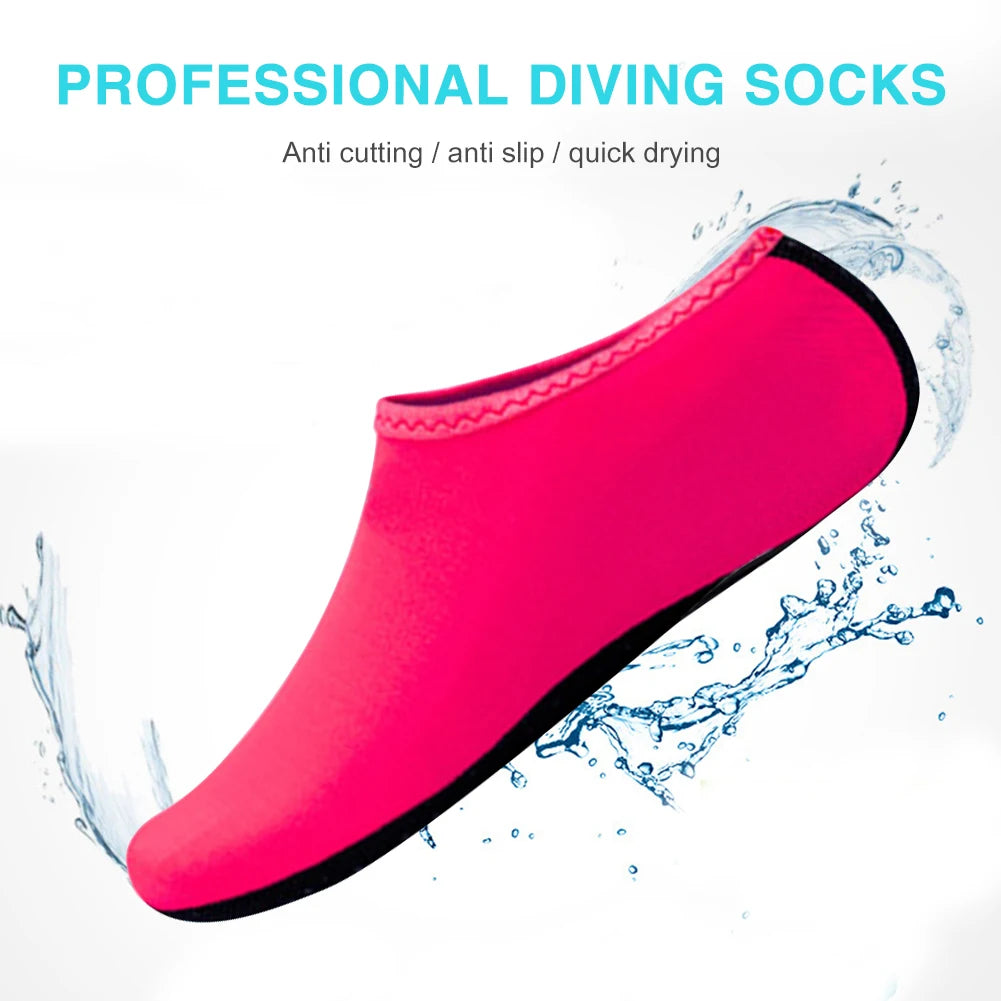 Non-Slip Aqua Diving Socks – Water Shoes for Swimming, Beach & Water Sports