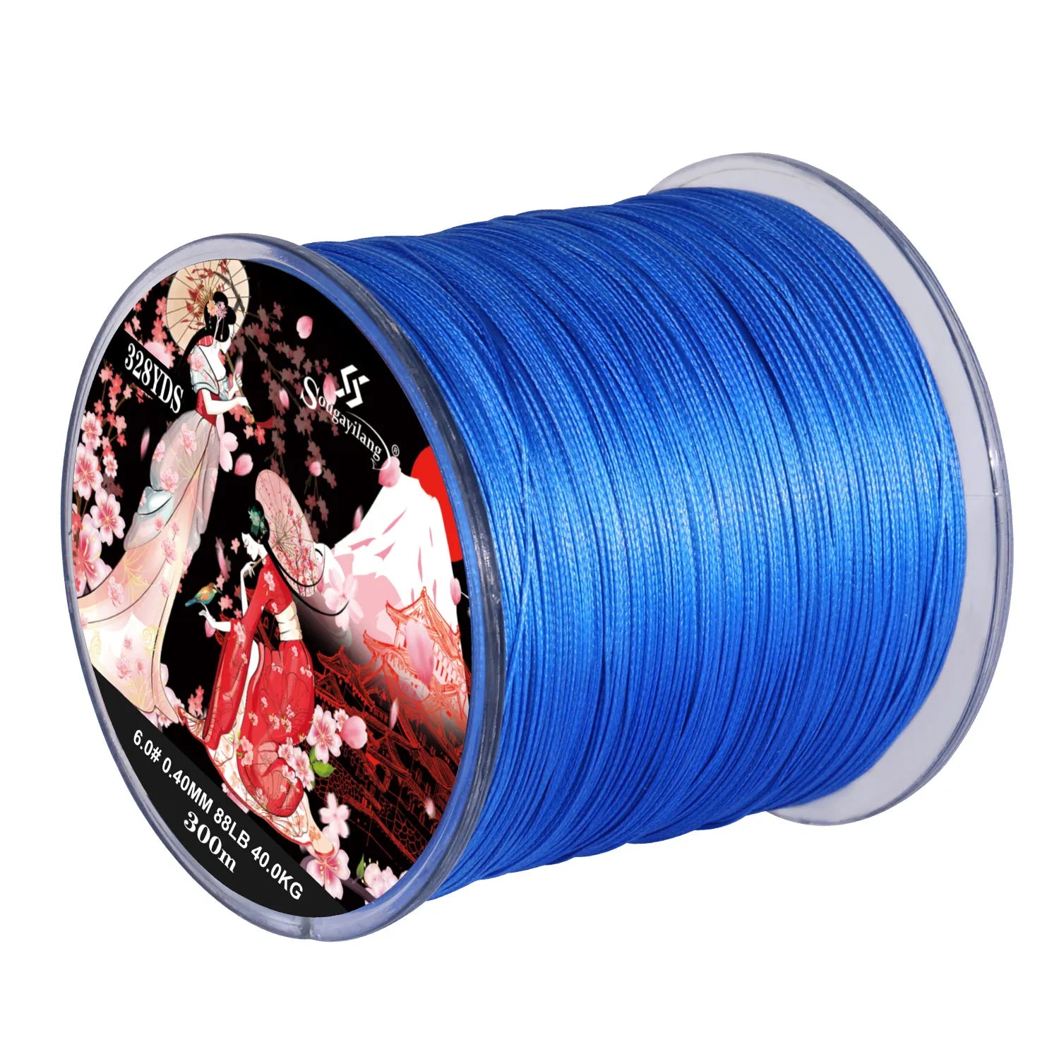 Sougayilang 300M 8-Strand Braided Fishing Line – Multifilament X8