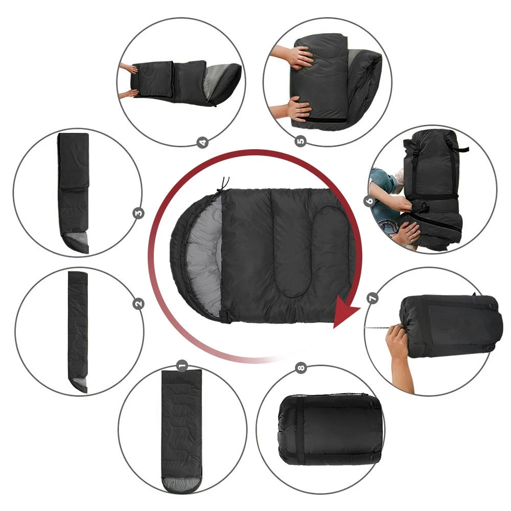 4-Season Lightweight Camping Sleeping Bag