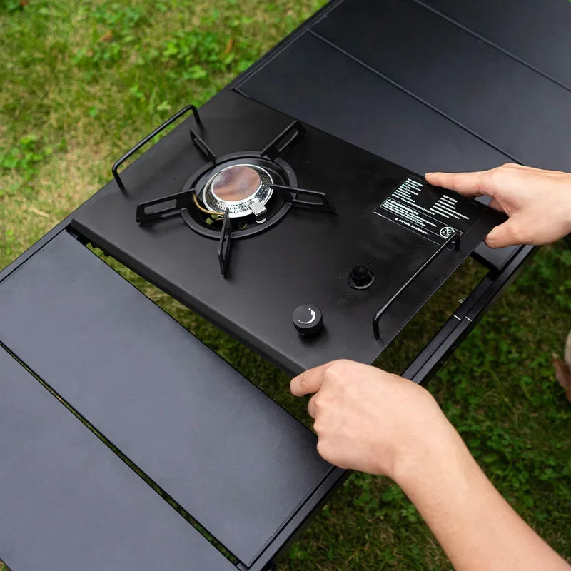 NOBANA&GLS Folding IGT BBQ Table – Adjustable & Lightweight