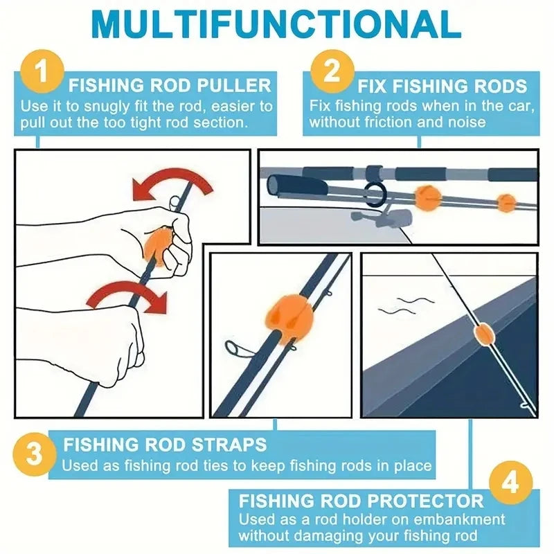 Fishing Rod Ball Retaining Clip & Holder Protector
